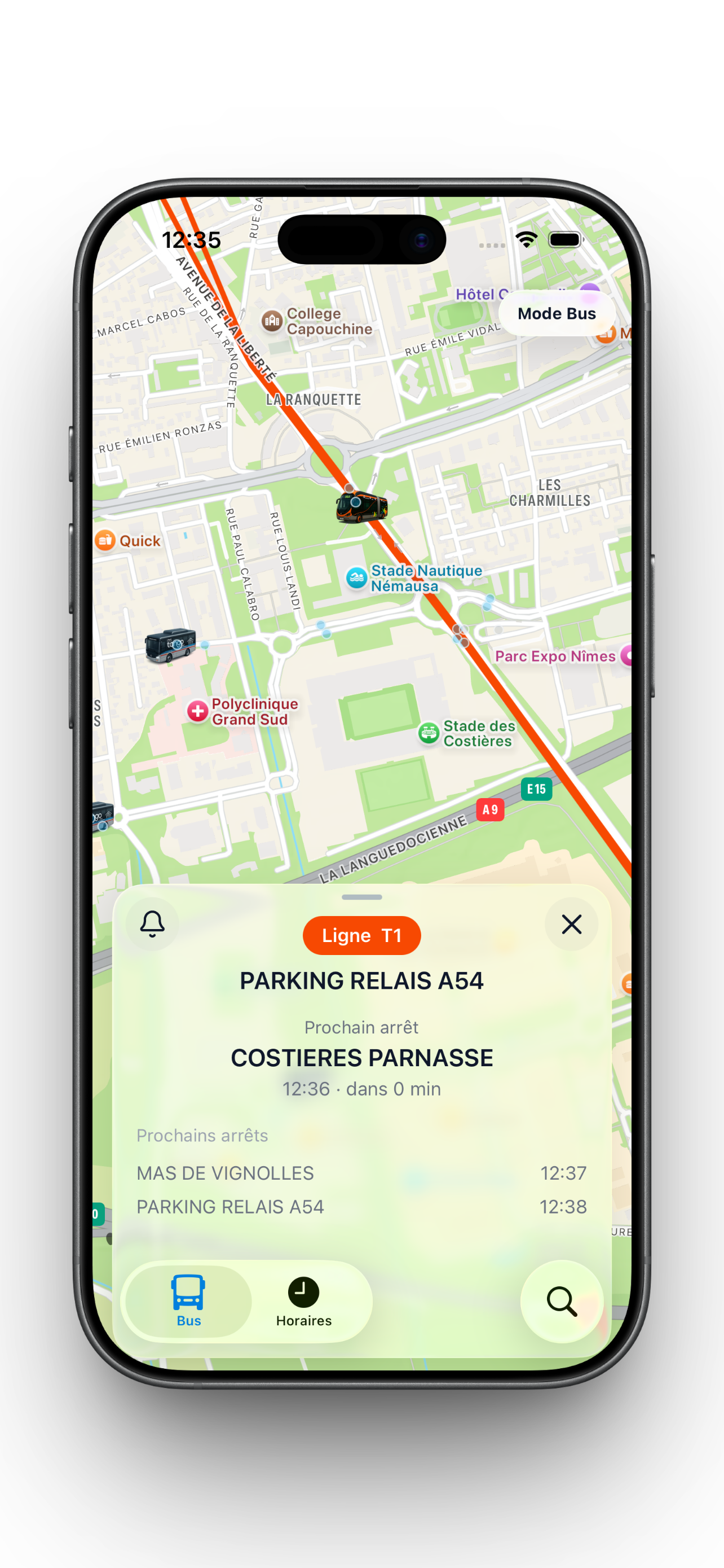 Linja | Bus TanGo en temps reel a Nimes et villages voisins